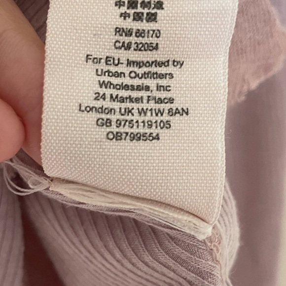 Free People Tangerine Long Sleeve Tee Blouse Mauve Size Medium - Picture 9 of 12